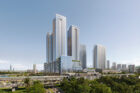 Exterior rendering of Xindian Shisizhang TOD